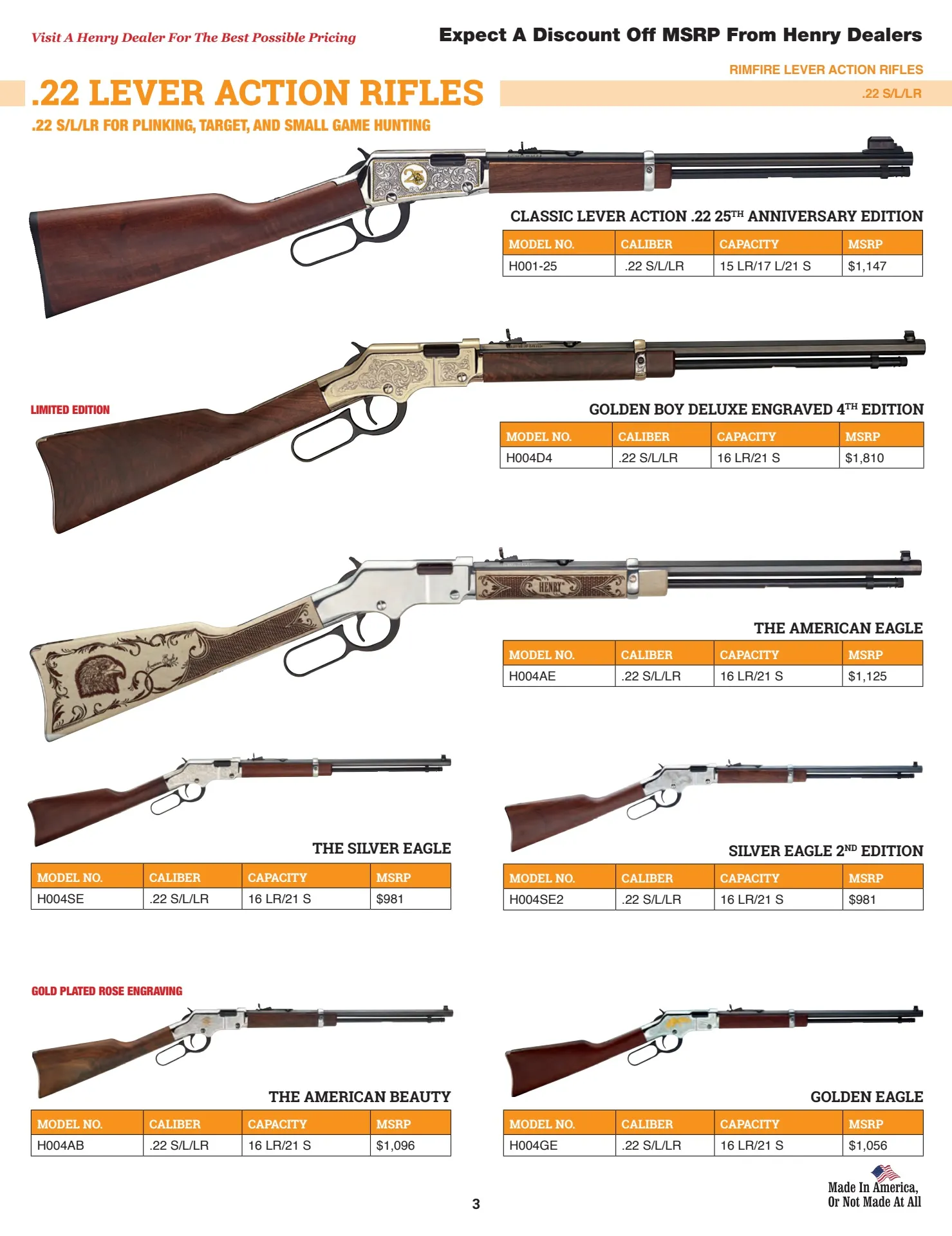 Henry Usa.com Catalog