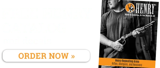 Henry Repeating Arms 2024 Product Catalog featuring high-quality lever-action rifles and firearms for hunting, target shooting, and outdoor activities