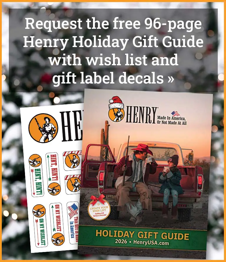 Free Henry Repeating Arms 2026 Holiday Gift Guide