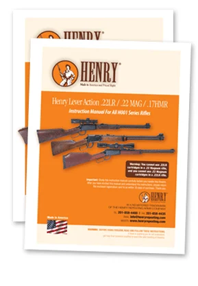 Collection of Henry Repeating Arms rifle owner's manuals for various models