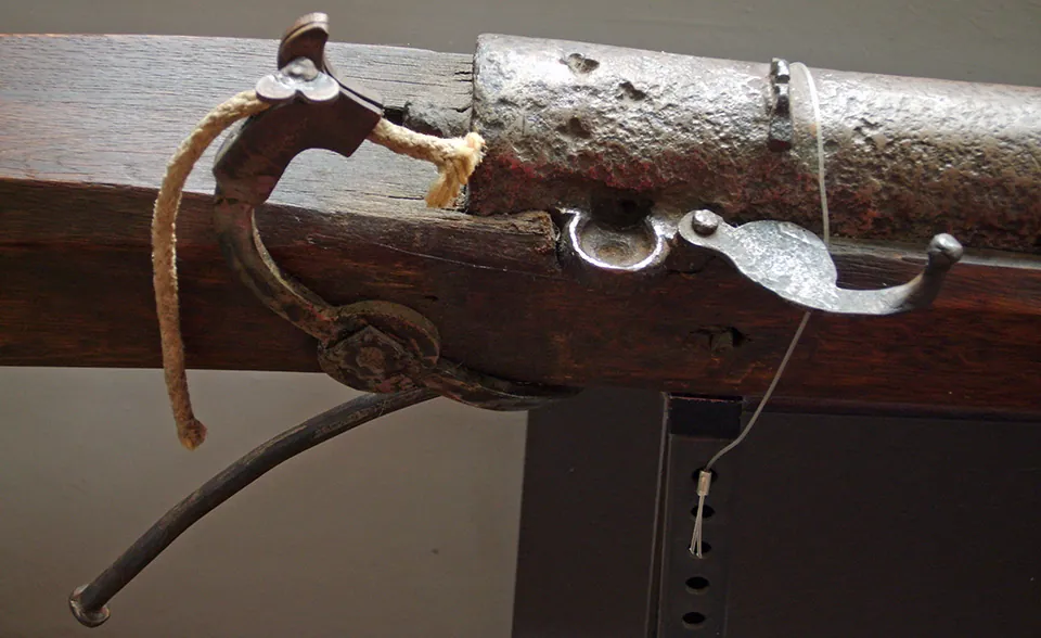 German matchlock musket with serpentine lock The Museums Schloss Glatt