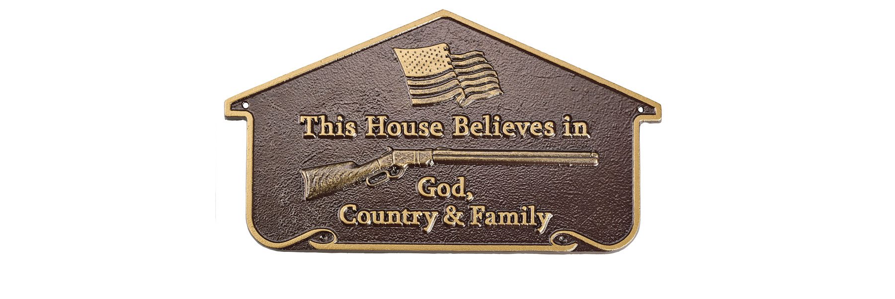 Henry Patriotic Home Plaque (Wall or Lawn)