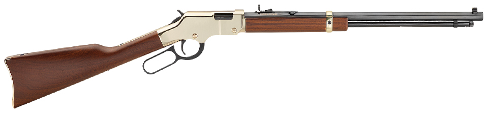 Iconic Henry lever-action rifle, a classic American firearm design for hunting, target shooting, and self-defense