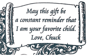 Personalized Henry Golden Boy rifle as a thoughtful gift for Dad