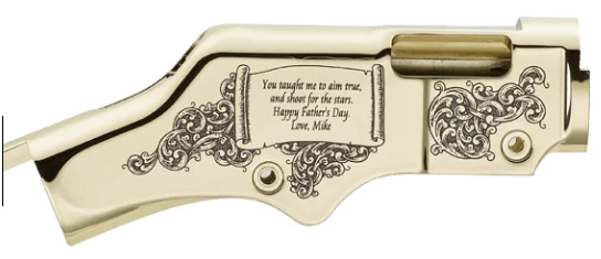Personalized Henry Lever-Action Rifle with Engraved Receiver Cover