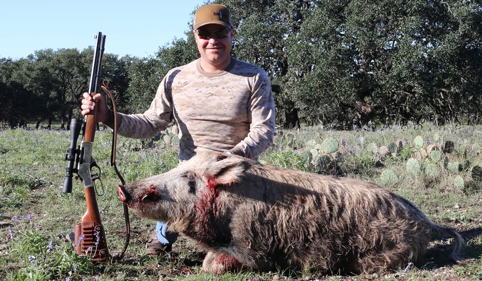 Hunt with a Henry Rifle-Hog