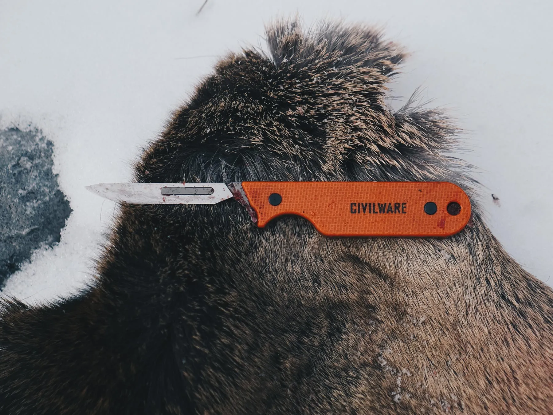 Henry Rifles Iron Sights-civilware knife with deerskin