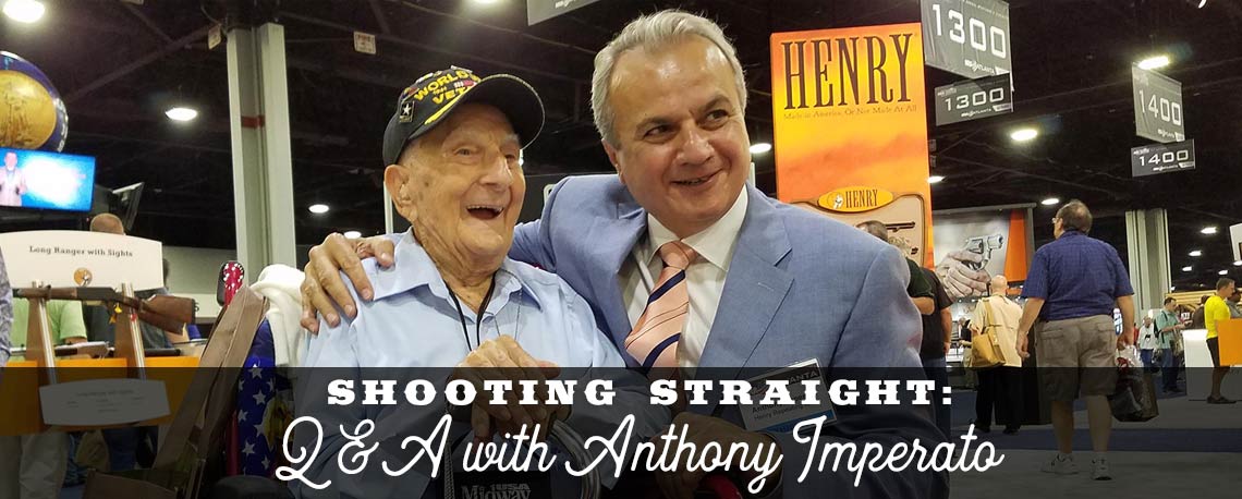 Henry Rifles- Anthony Imperato with veteran customer- shooting straight interview