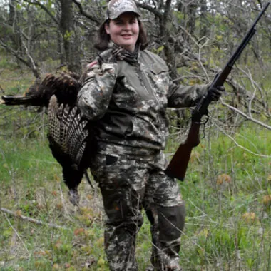 Henry Rifles- Spring Turkeys- Customer photo with turkey 2