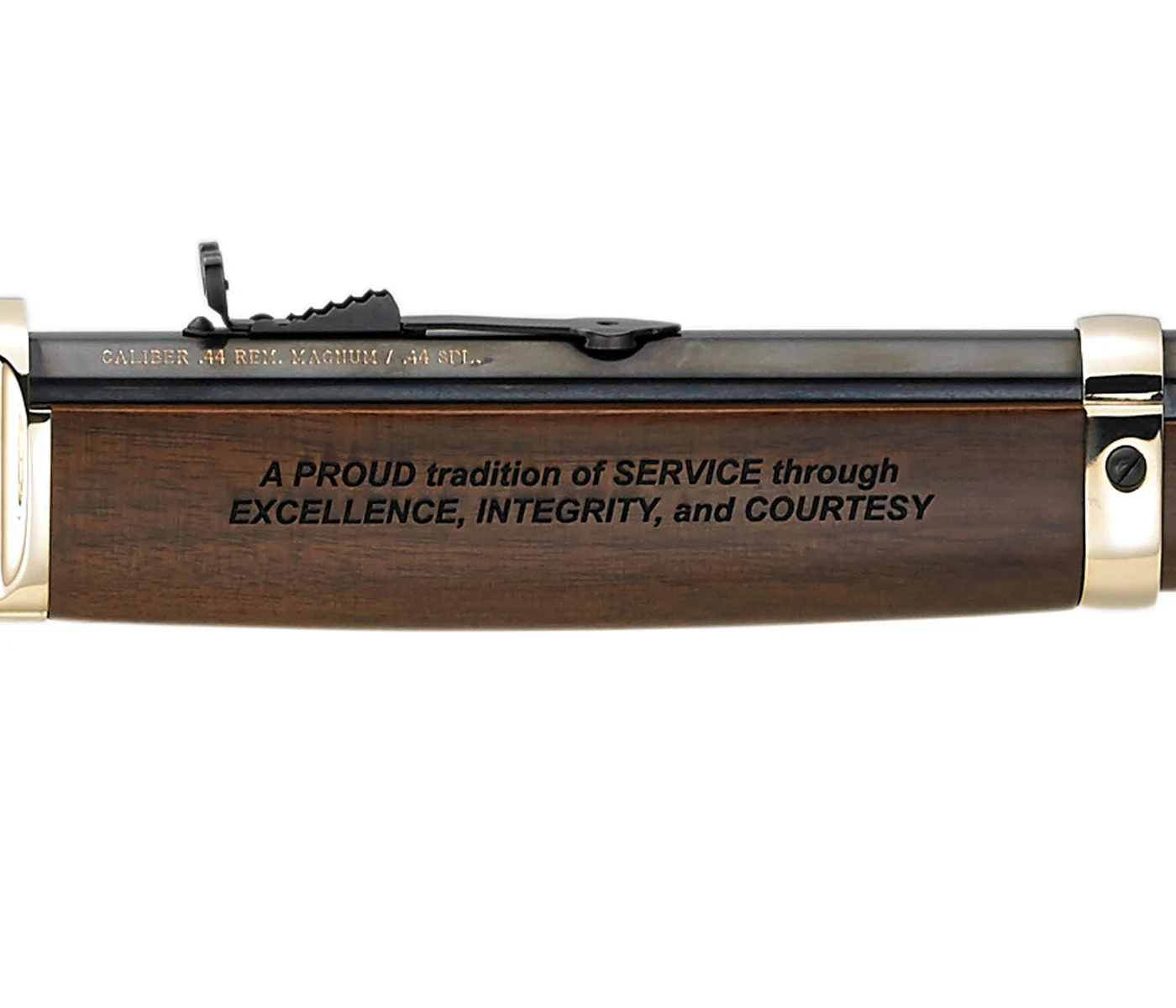 Custom engraved Henry lever-action rifles for law enforcement departments