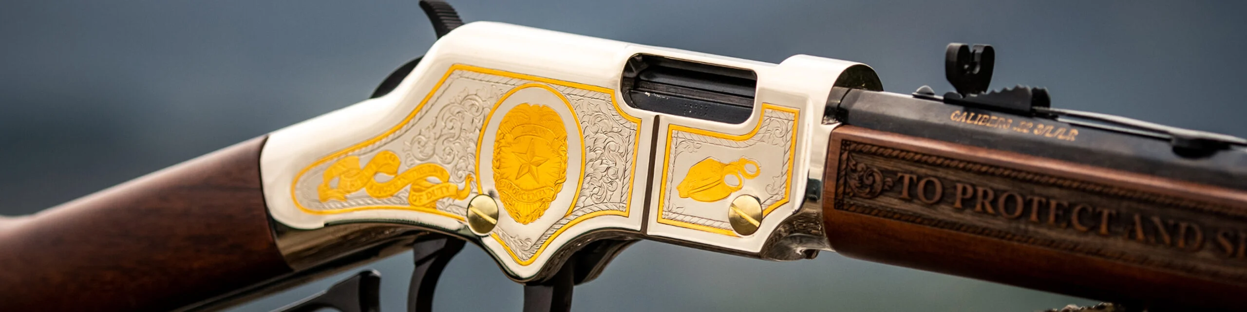 Custom lever-action rifles from Henry Repeating Arms for law enforcement departments