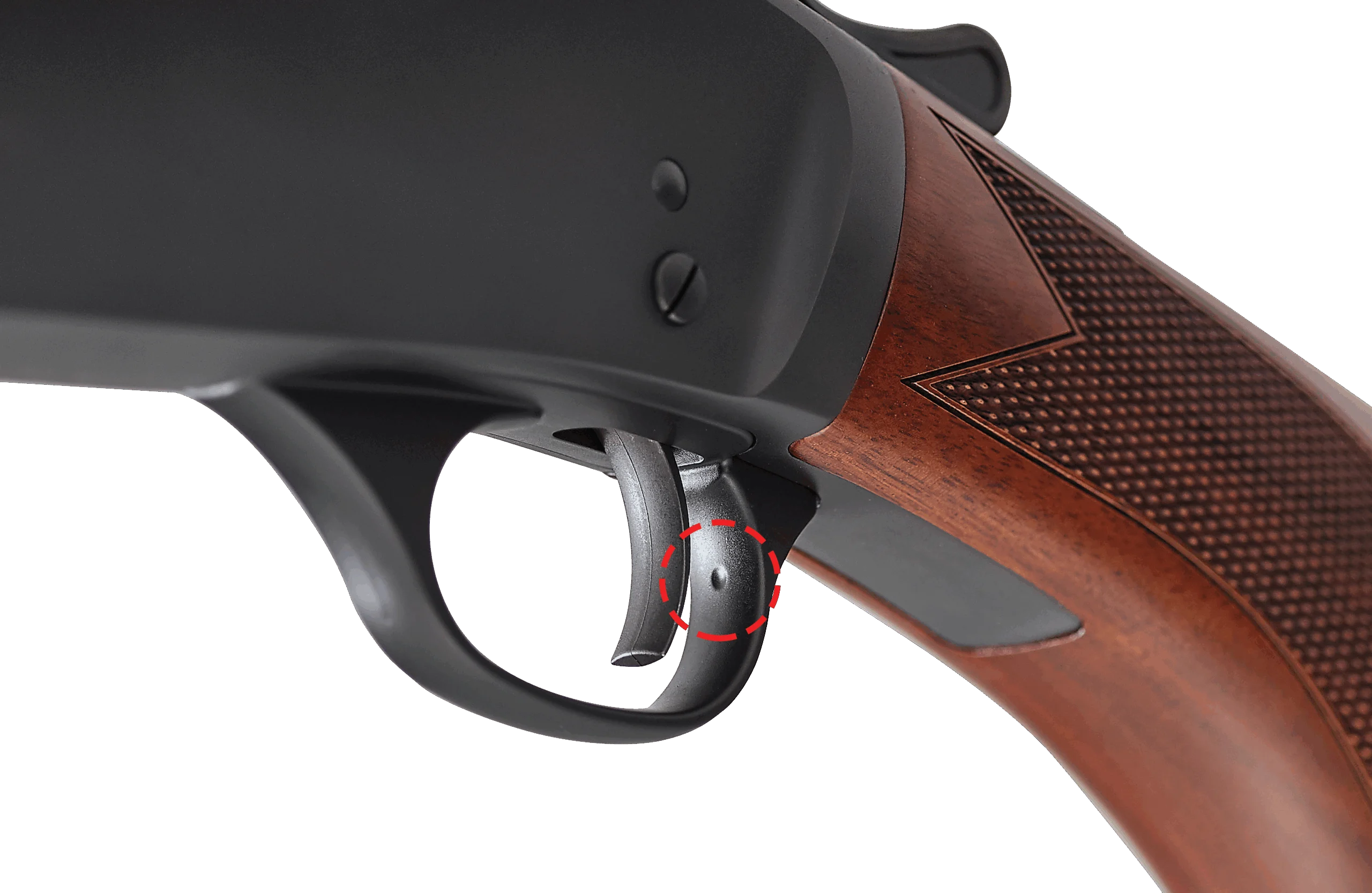 Henry H015 single shot rifle with safety recall notice circled