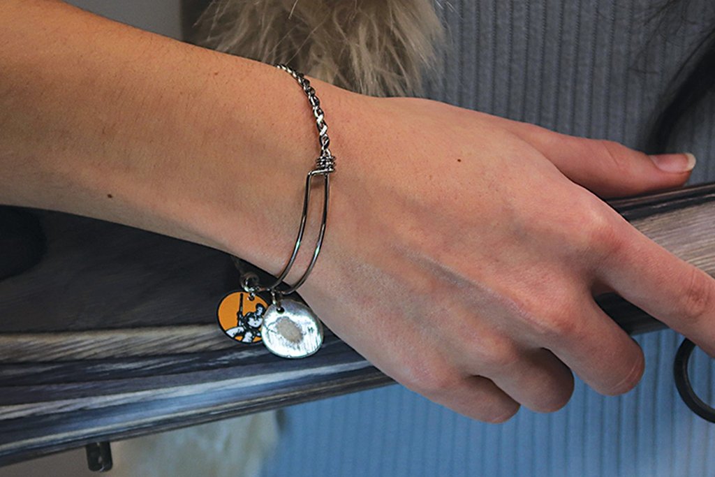 Shootergirl Silver Bangle