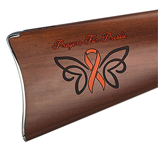 Limited edition Henry Golden Boy Silver lever-action rifle in .22 caliber