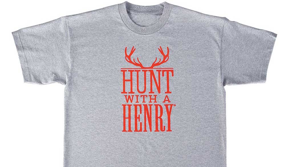 Hunt With A Henry Chest Print T-Shirt