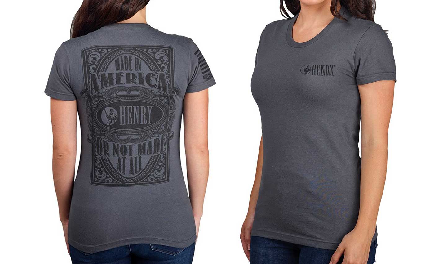 Henry Nine Line Apparel Gray Women’s Tee