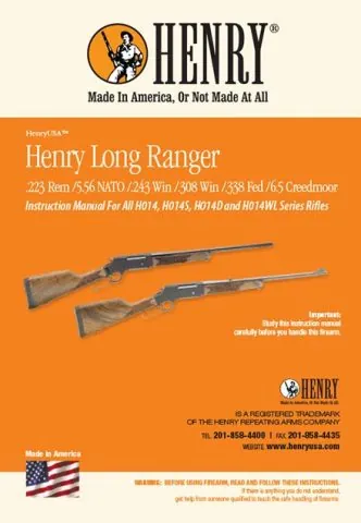 Henry Long Ranger Instruction Manual