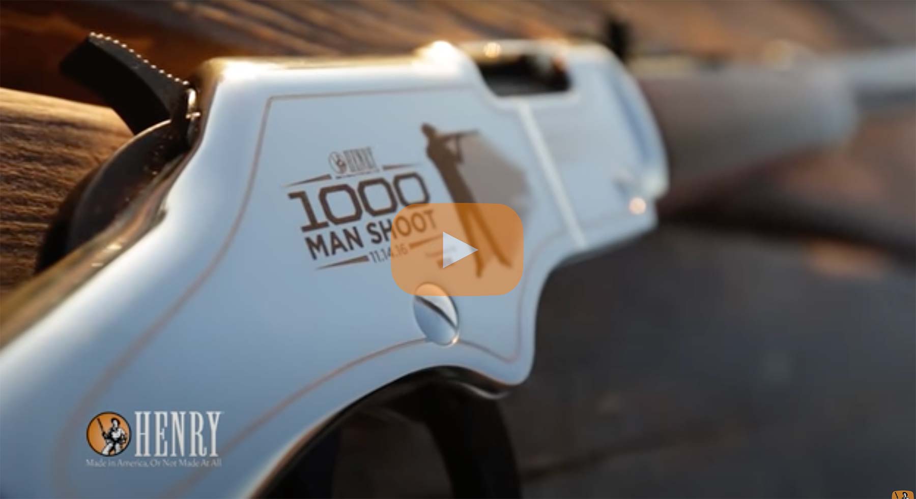 Henry Repeating Arms rifle platform on shooting range