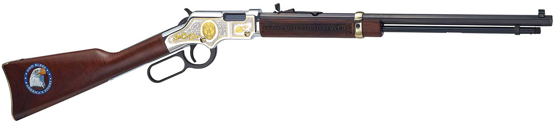 Custom lever-action rifles from Henry Repeating Arms for law enforcement departments - d809