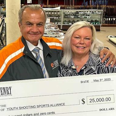 Henry Donates $25,000 to Youth Shooting Sports Alliance