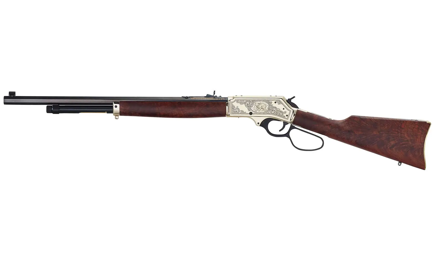 Henry H010-BGWL Brass Wildlife 45-70 Govt Lever Action 22" 4+1 Large Loop-img-0