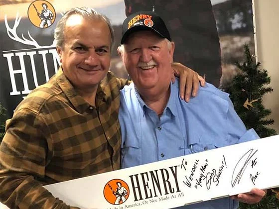 Portrait of Henry Repeating Arms founders posing together