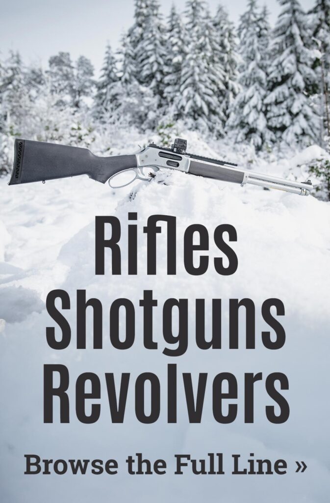 Henry Lever Action Rifles, Shotguns, and Revolvers