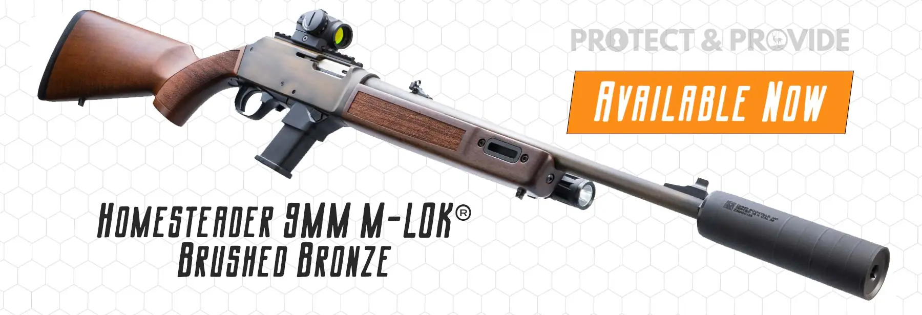 Henry Repeating Arms Homesteader 9mm M-Lok Brushed Bronze Lever-Action Rifle