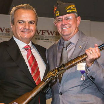 VFW- holding Gun