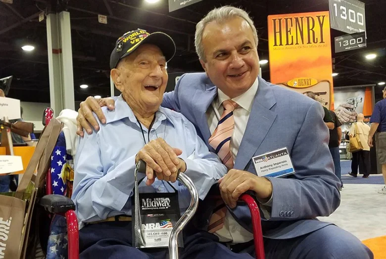 Henry Repeating Arms honors veterans George Krakosky and Anthony Imperato at NRA 2017 Annual Meeting