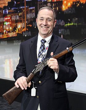 Henry Repeating Arms representative speaking at NRA Foundation Banquet
