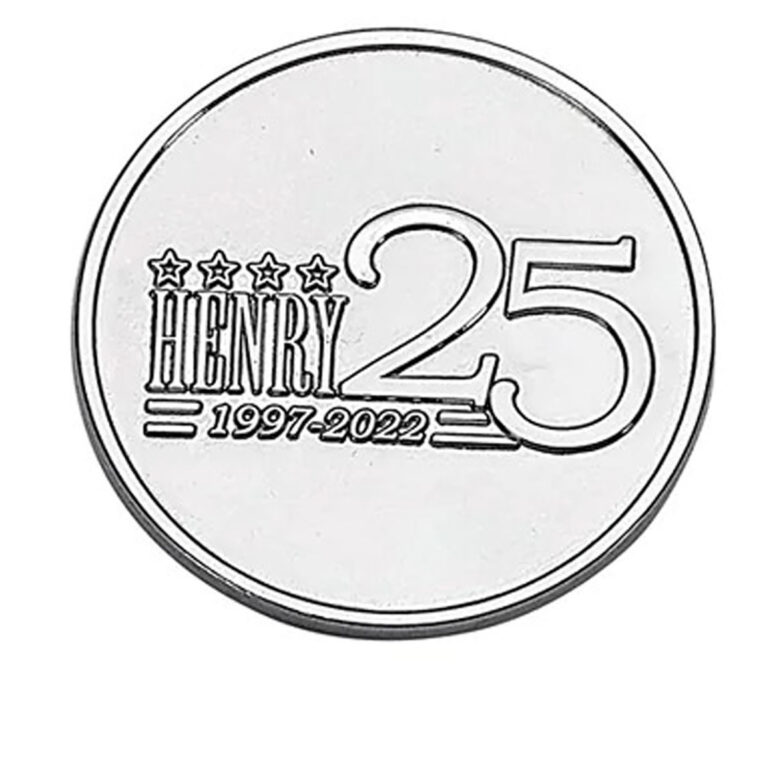 Henry 25th Anniversary Silver Coin Medallion