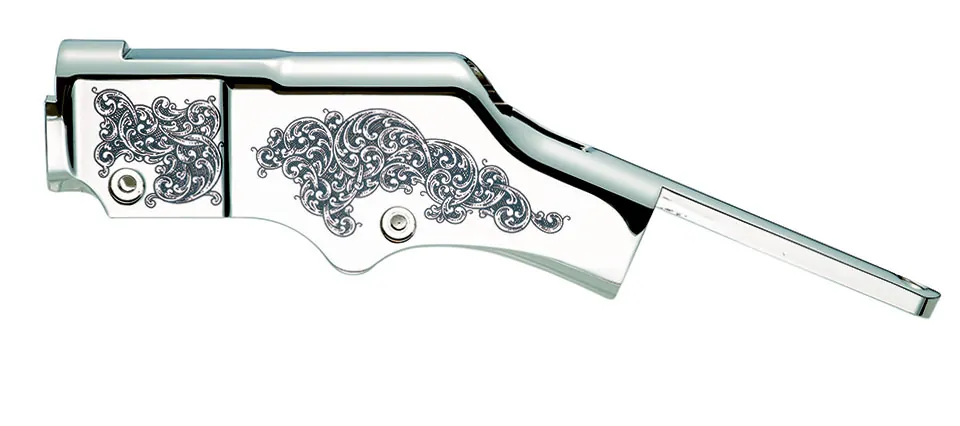 Personalized Receiver Cover in Silver