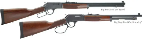 Henry Rifles Big Boy Steel Rifle and Carbine Rifle
